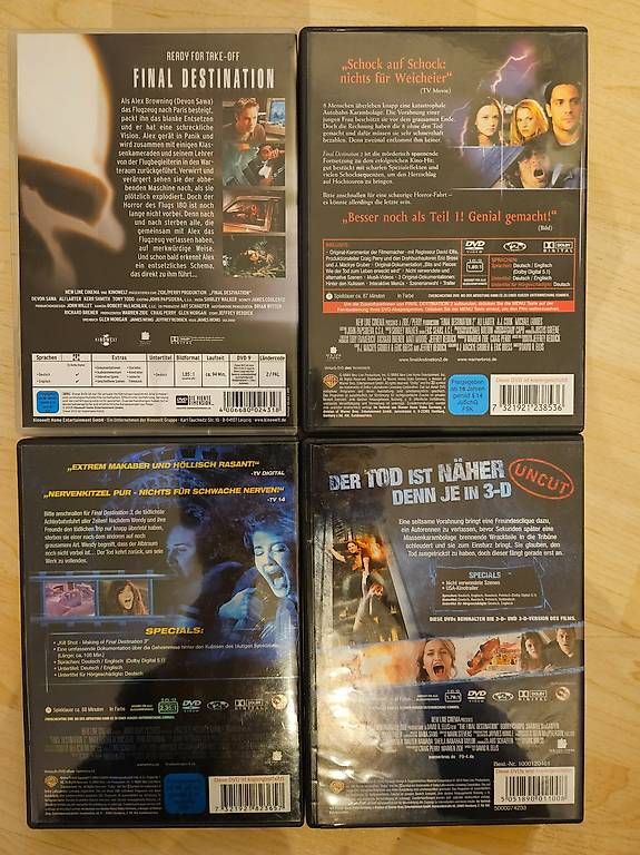 Alle DVDs: Final Destination DVD's – Gebraucht aus Tägerig von Abendstern75 1