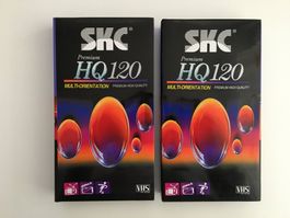 VHS SKC Premium Videokassetten - Neu & Originalverpackt