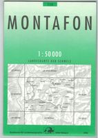 Landkarte Montafon 1990