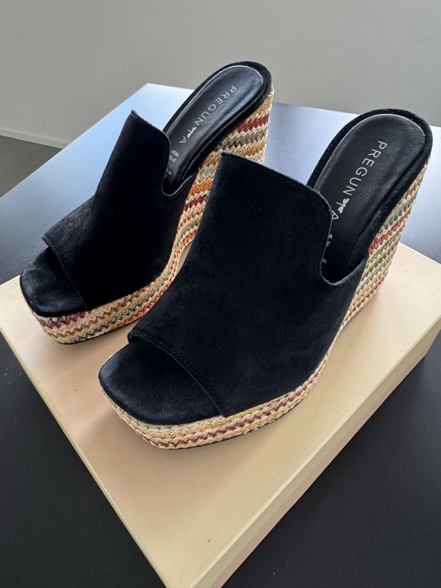 Scarpe da donna: Keilsandalen Gr. 39 Leder/Stroh Pregunta – Nuovo e nell'imballaggio originale da Zürich venduto da Jen10 2