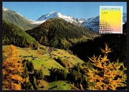 MK Farben der CH - Lärchengold, Monstein bei Davos