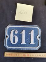 Hausnummer 611 Alu Unterbackstr 1 Garage