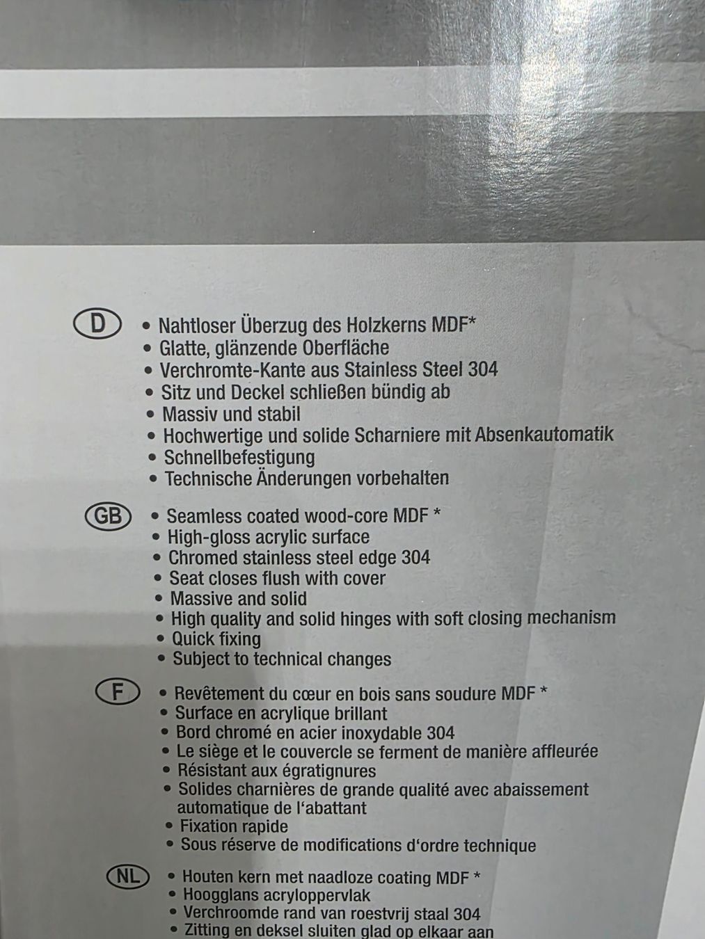 WC: Wc Sitz Deckel schwarz neu – Neuf (Voir description) à Scherzingen par Benjanil 2