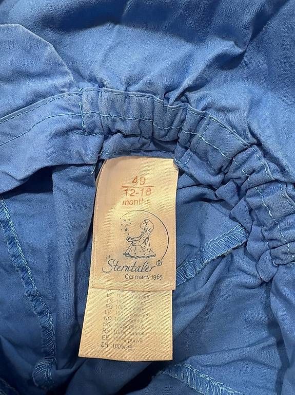 Altro abbigliamento per bambino: 2x Sonnenhut blau – Usato da Felsberg venduto da Riggel 3