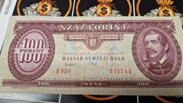 Ungarische Banknote 100 Forint, Budapest 1993, Rarität