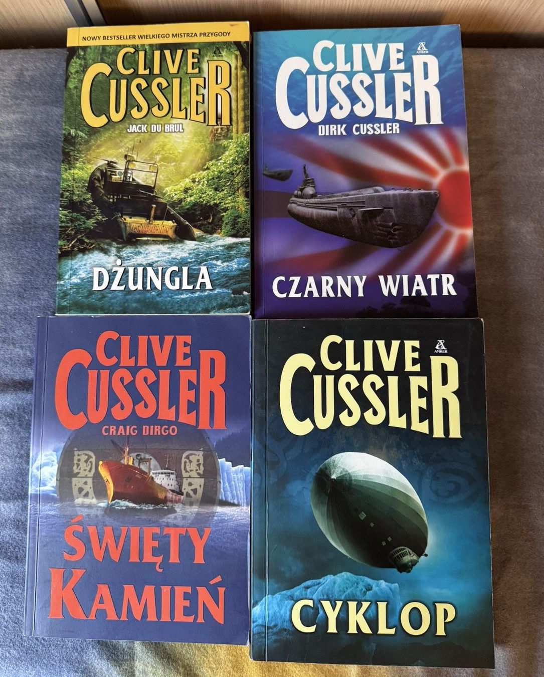 Libri: Polski/Polnisch-Clive Cussler 12x – Usato da Watt venduto da Rog48 1