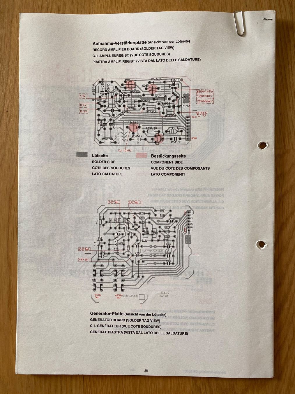 Grundig Aufnahmegeräte: Service Manual GRUNDID Cassetten Deck CF-5500 – Gebraucht aus Erlenbach ZH von Leaford 1