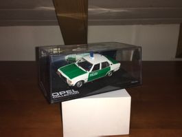 Opel Rekord D POLIZEI 1/43 no Minichamps