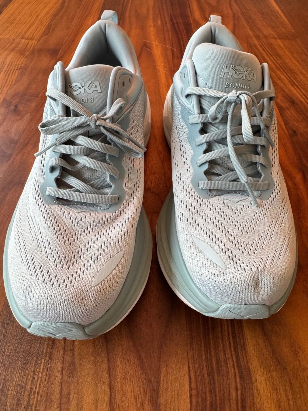 Hoka One One Scarpe da uomo: Hoka Bondi 8, Gr 46, US 11,5D, hellblau – Usato da Bülach venduto da cleo1804