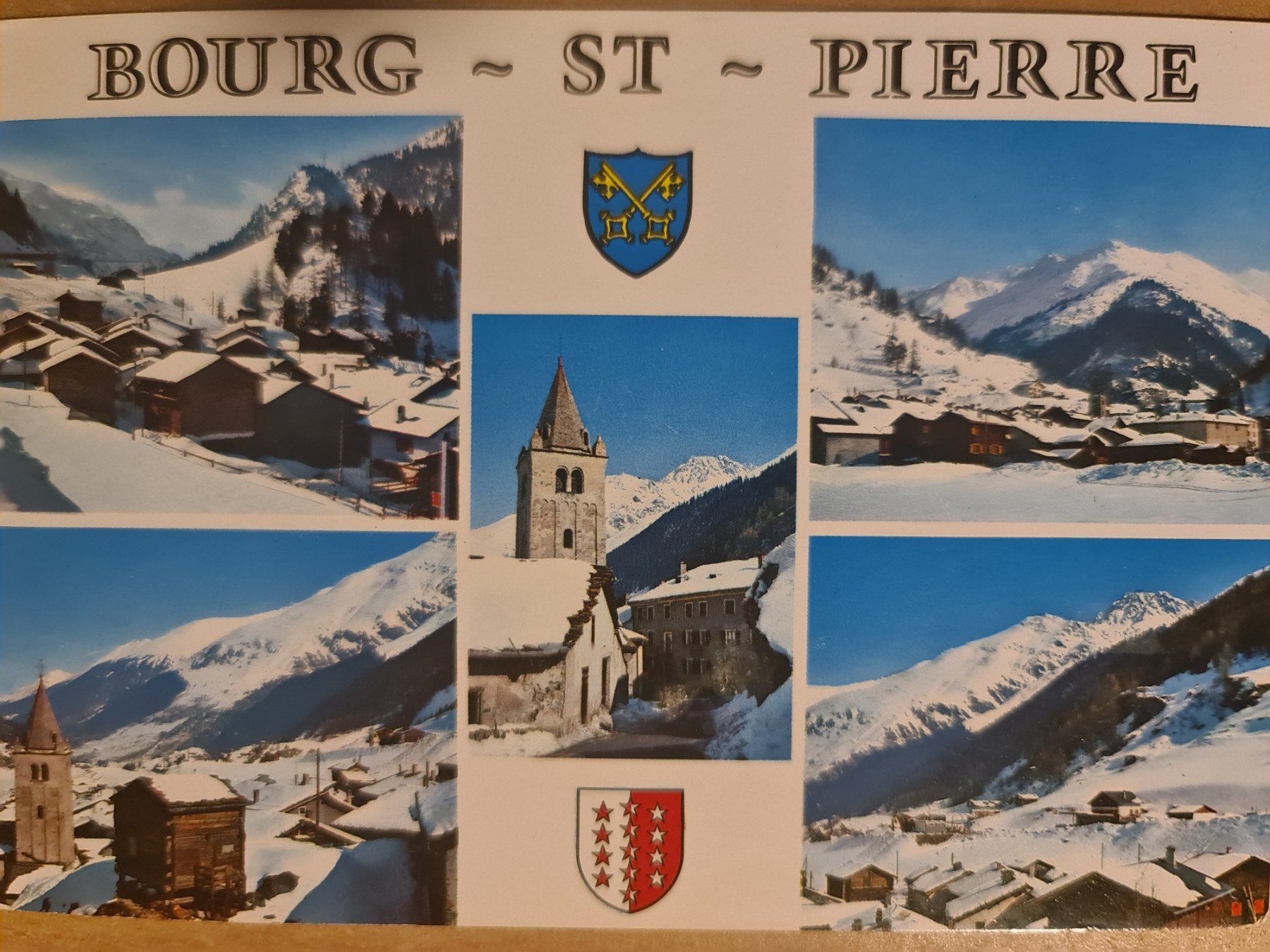 Cartoline postali: Ansichtskarte Bourg St.Pierre Wallis – Usato da Dintikon venduto da Vexi