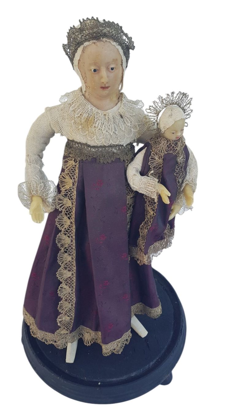Sculture & Statue: Skulptur Madonna mit Glassturz – Usato da Mörschwil venduto da antiksalon21 1