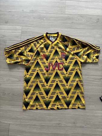 1991-93 Arsenal Away Shirt Bruised Banana