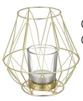 Kerzenständer / Teelicht gold