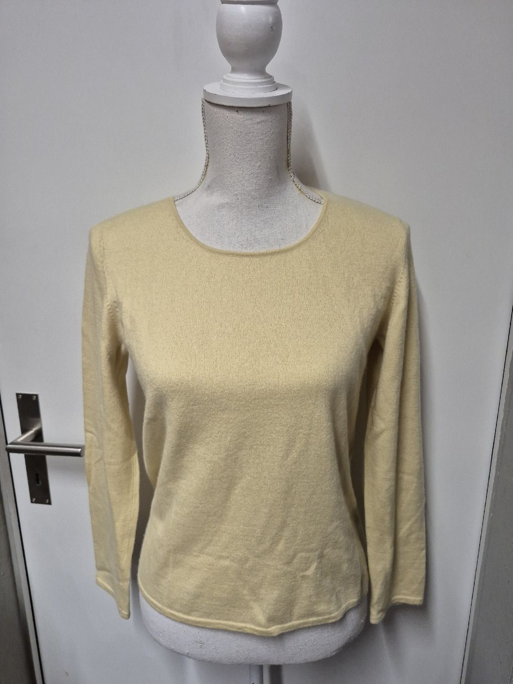 Jj Benson Maglioni & Felpe: Cashmere Pullover JJ Benson Gr.S vanillegelb – Usato da Merligen venduto da muss_haben