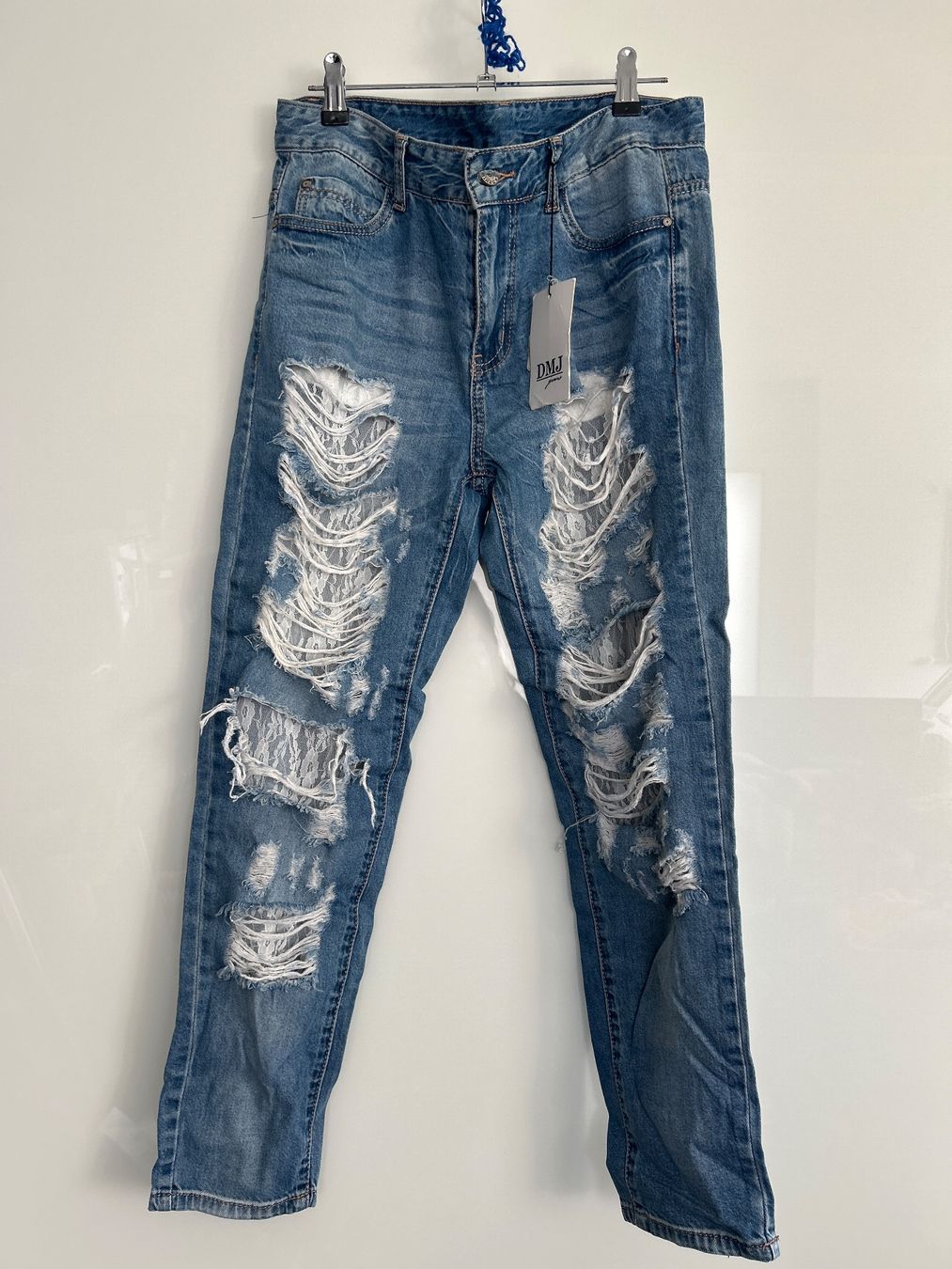 Jeans: Jeans Hose trending mit Spitze Gr L Neu – Neuf avec emballage d'origine à Regensdorf par Spyke55