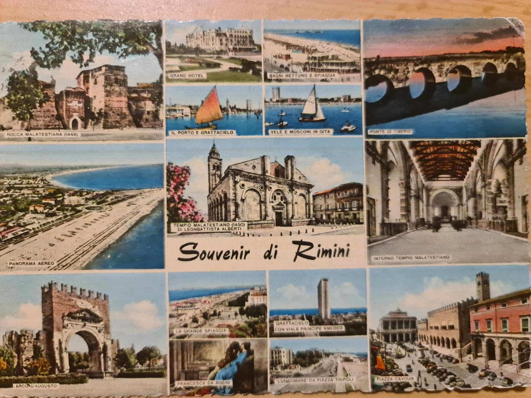 Ansichtskarten: Ansichtskarte Rimini Italien 1962 – Gebraucht aus Dintikon von Vexi