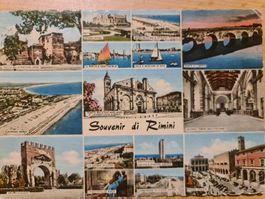 Ansichtskarte Rimini Italien 1962