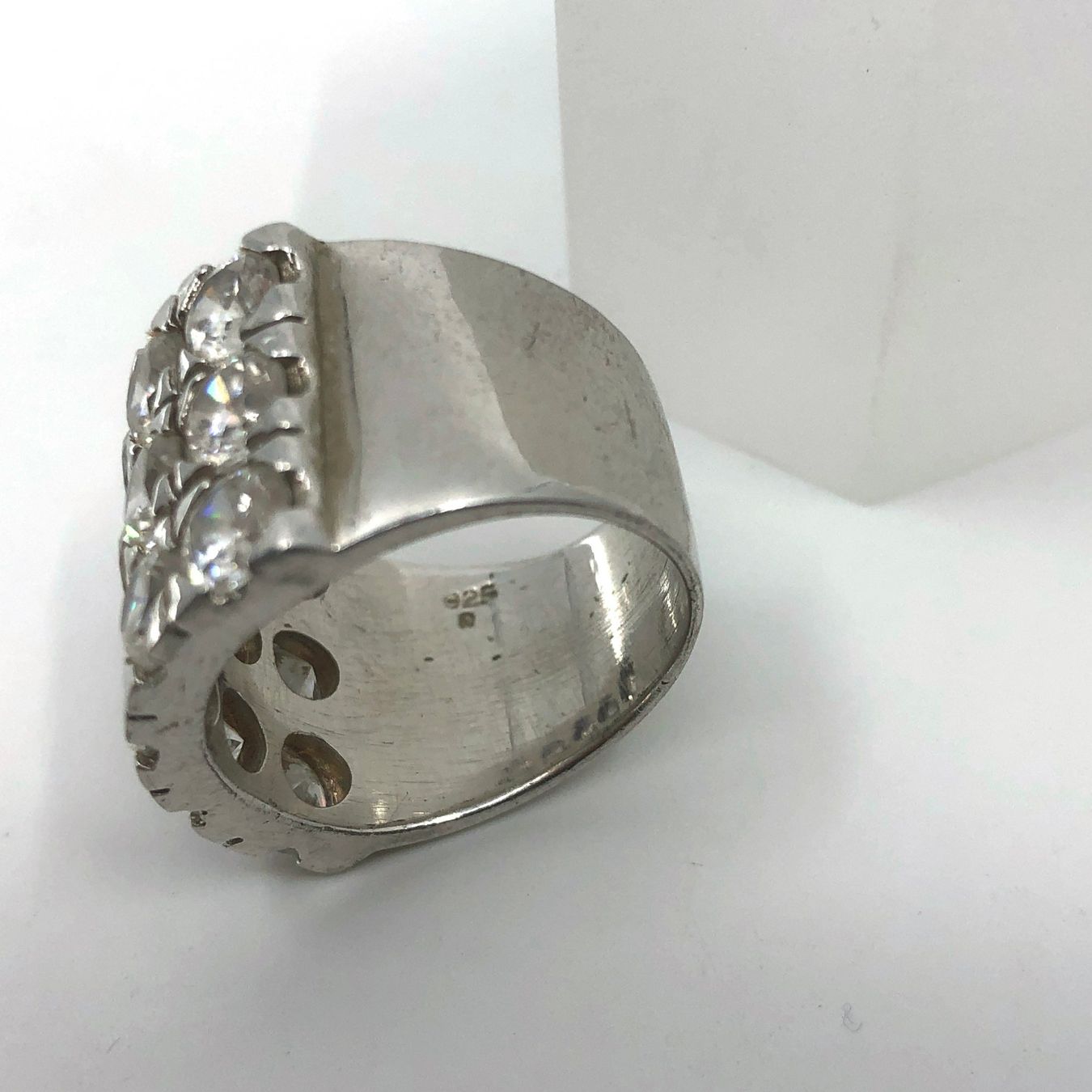Anelli: Ring Silber 925 mit vielen Steinen – Usato da Basel venduto da Tiabeanie 7