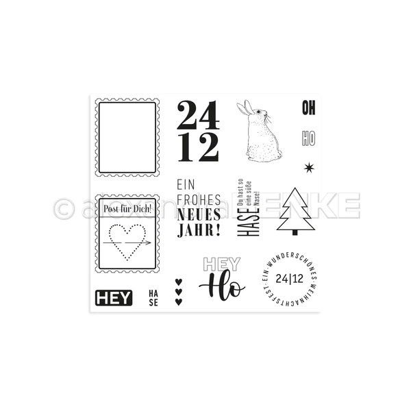 Timbri: Clear Stamps - Weihnachtspost – Nuovo e nell'imballaggio originale da Thun venduto da Rowaner 4