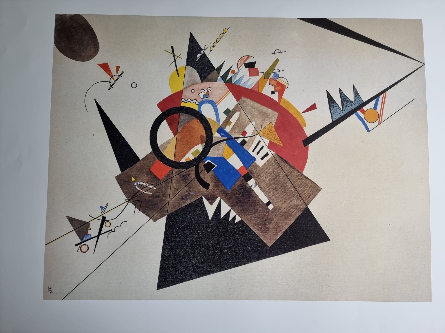 Foto & Immagini: WASSILY KANDINSKY KUNSTDRUCK GRÖSSE 90X70CM – Usato da Gersau venduto da grafik-kunst