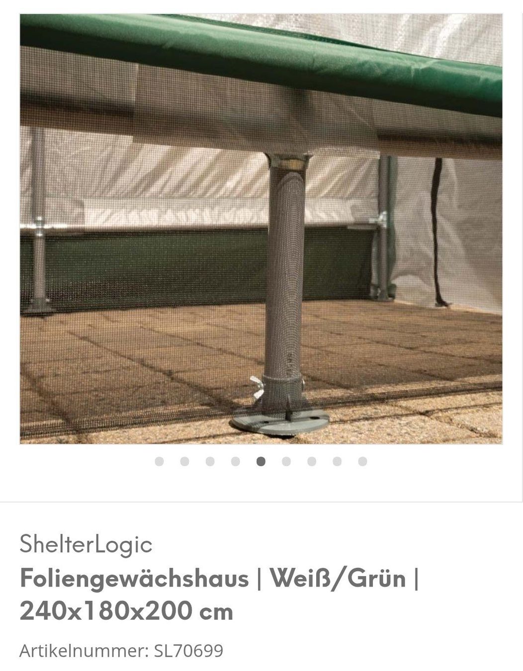 Fogli trasparenti: Zu Verkaufen Gewächshaus – Usato da Attiswil venduto da wid_clc9 5