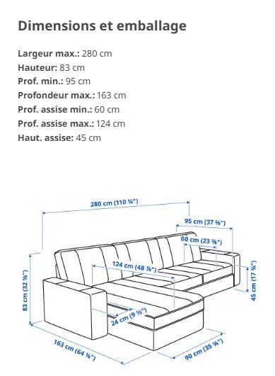 Sofas: Canapé IKEA – D'occasion à Vich par NatachaCK 3