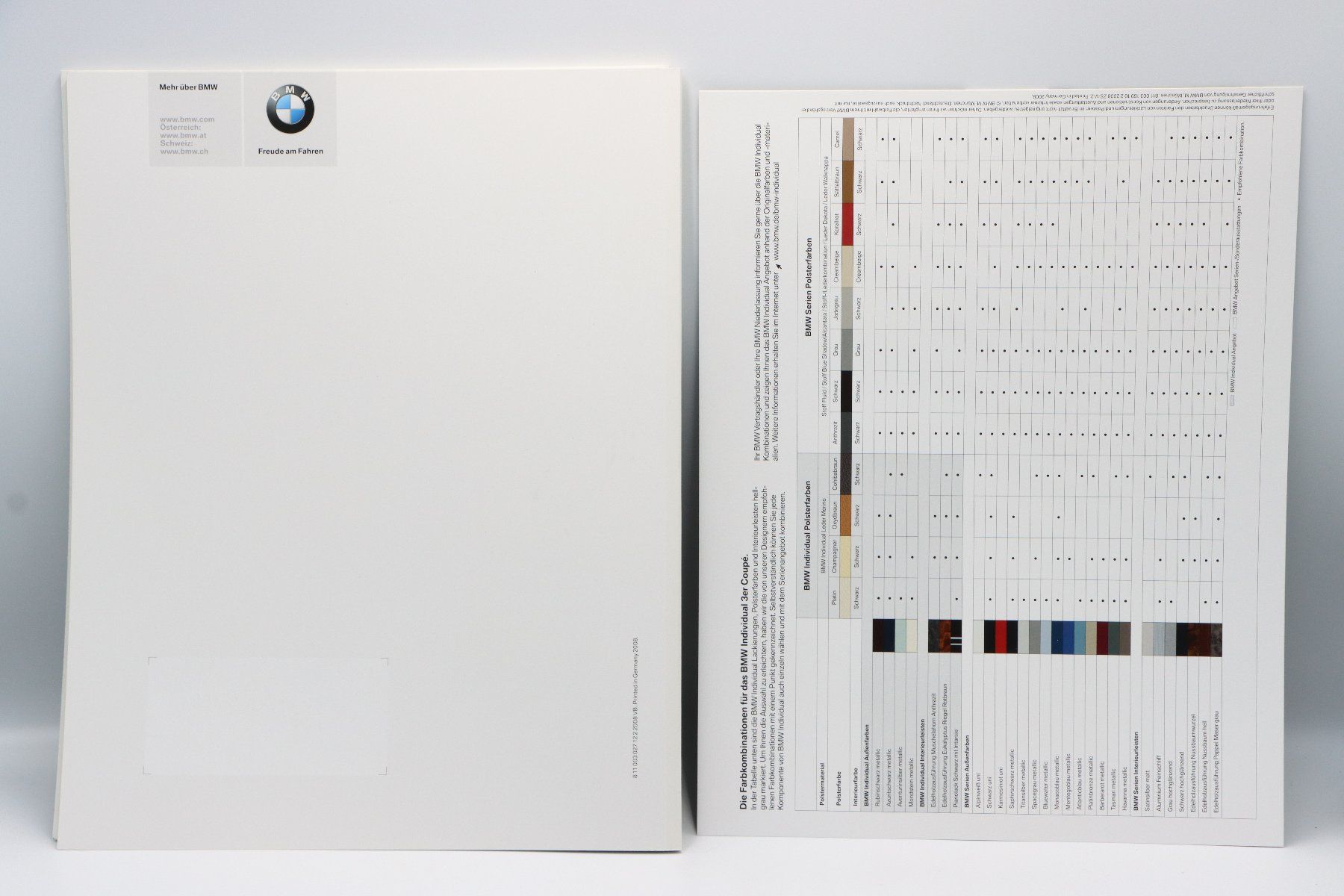 BMW Documenti: BMW 3er Coupe 2008 Prospekt + Preisliste – Usato da Bühl b.Aarberg venduto da Collectorpassions 1