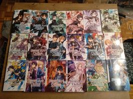 Sword Art Online Manga und Roman komplette Sammlung.