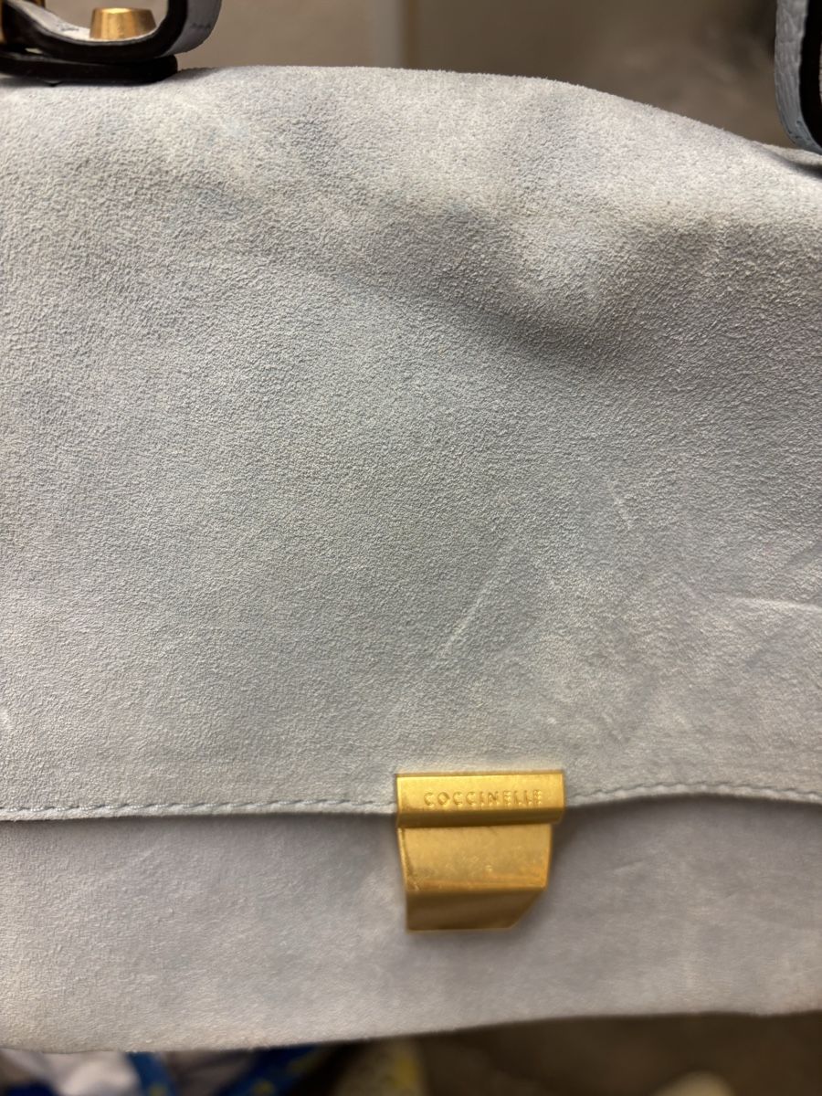 Coccinelle Taschen für Damen: Coccinelle Tasche Leder blau/hellblau – Gebraucht aus Basel von a.tamara9 1