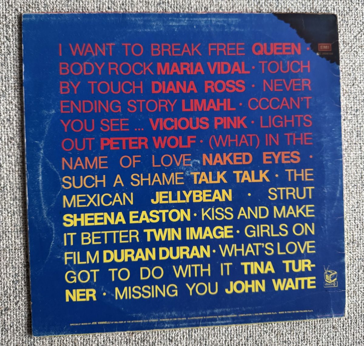 Dischi in vinile: Various Artists - Mixtime Compilation - 1984 – Usato da Rorbas venduto da BlackstarRecords 1