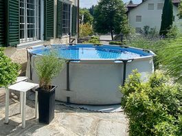 Bestway Pool 305 x 76 cm, inkl. Salzwassersystem & Abdeckung