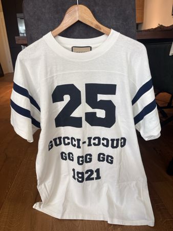 Gucci T-Shirt weiss Grösse XS "Blind For Love"
