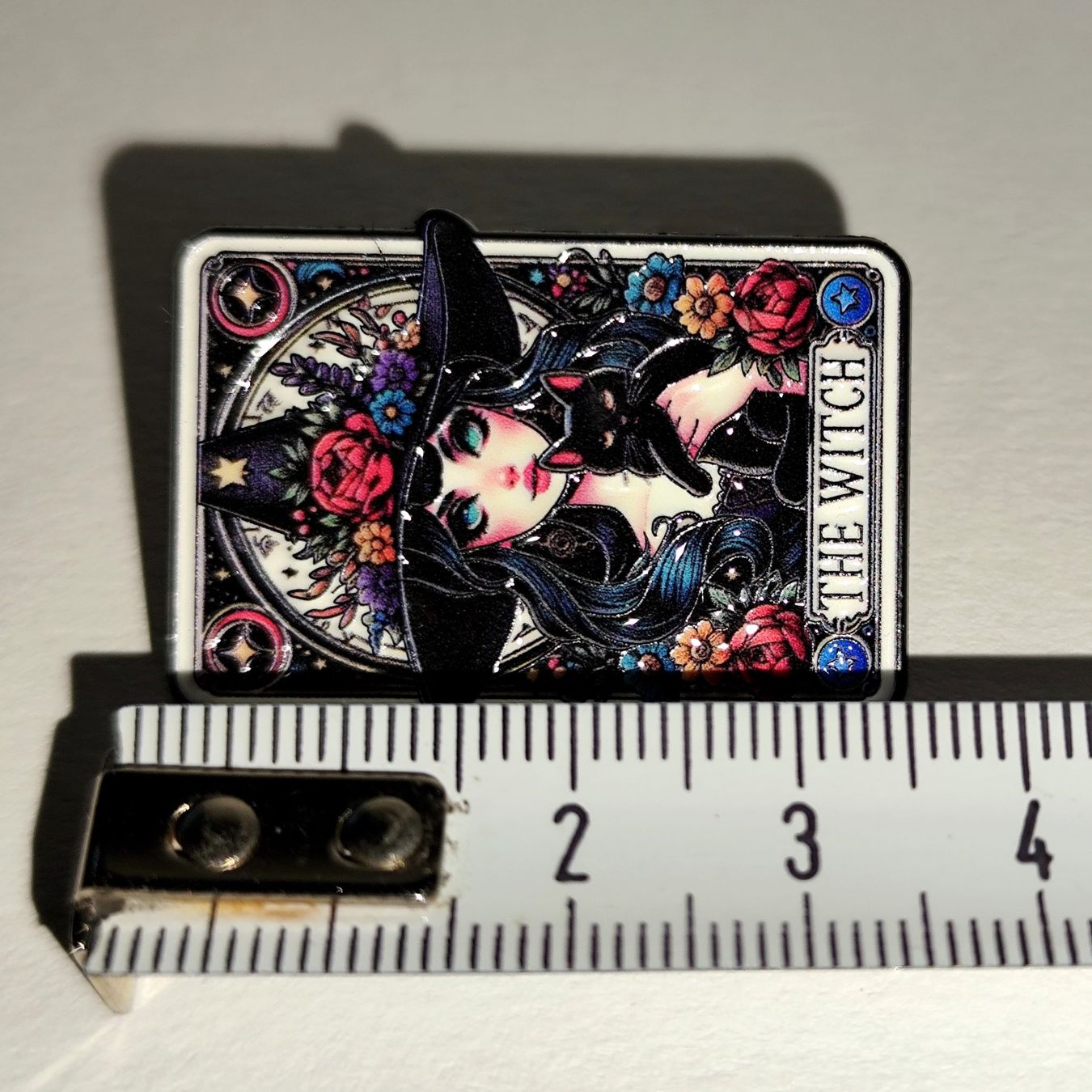 Plaketten & Abzeichen: Pin: Tarot "The Witch" ca. 3.5 cm – Neu und originalverpackt aus Bettingen von hamau2012 1