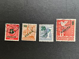 Berlin 1949 Mi-Nr. 64-67 Gestempelt