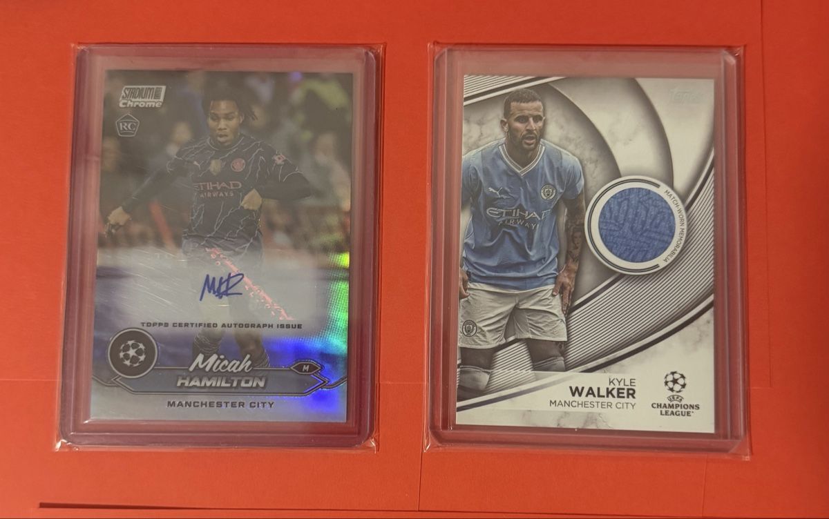 Topps Carte collezionabili: Manchester City Sammlung (Auto, Patch & nummerierte Karten) – Nuovo (secondo la descrizione) da Embrach venduto da BenzosCards 1