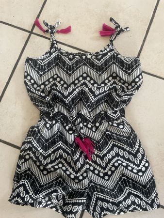Sommerlicher Mädchen Jumpsuit, Pep&Co Gr. 122-128 Neu