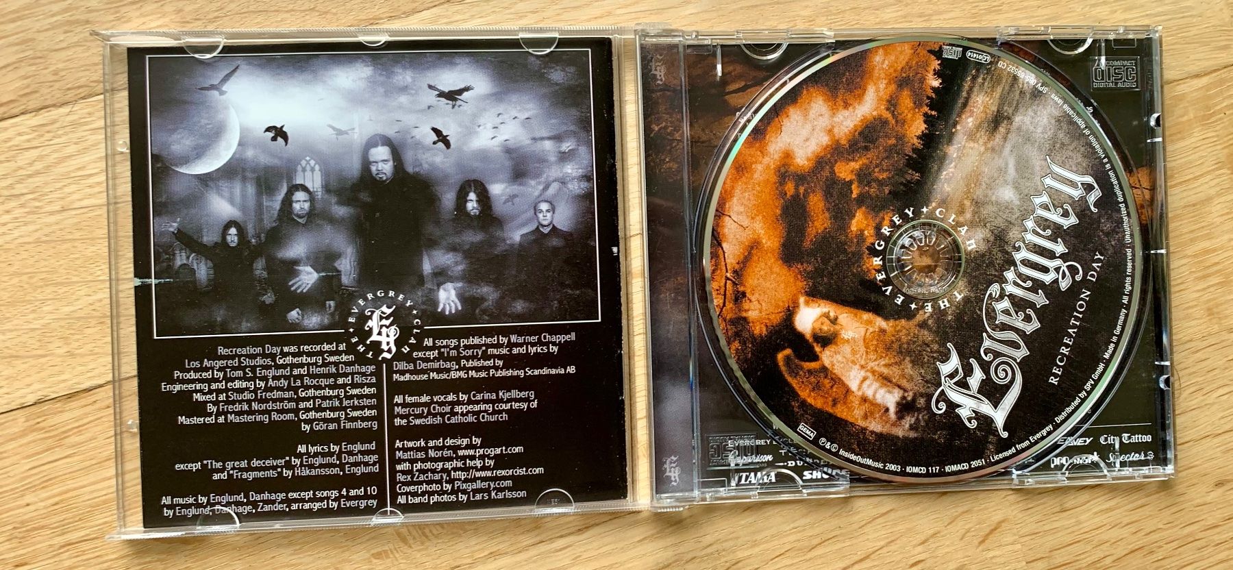 CD: Evergrey Recreation day – Usato da Zürich venduto da Fieber 1