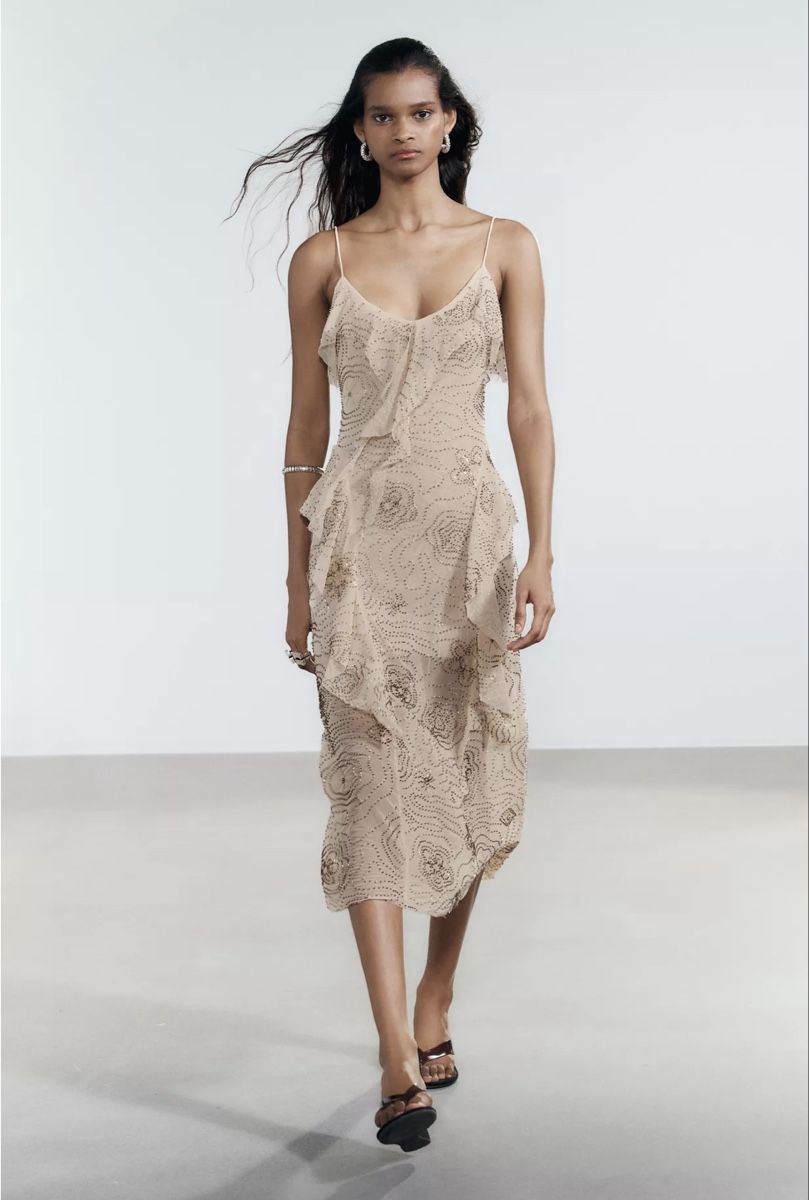 Vestiti: Perlenbesetztes Midikleid Größe S/Robe mi-longue perlée S – Nuovo e nell'imballaggio originale da Veyras venduto da ValClasse