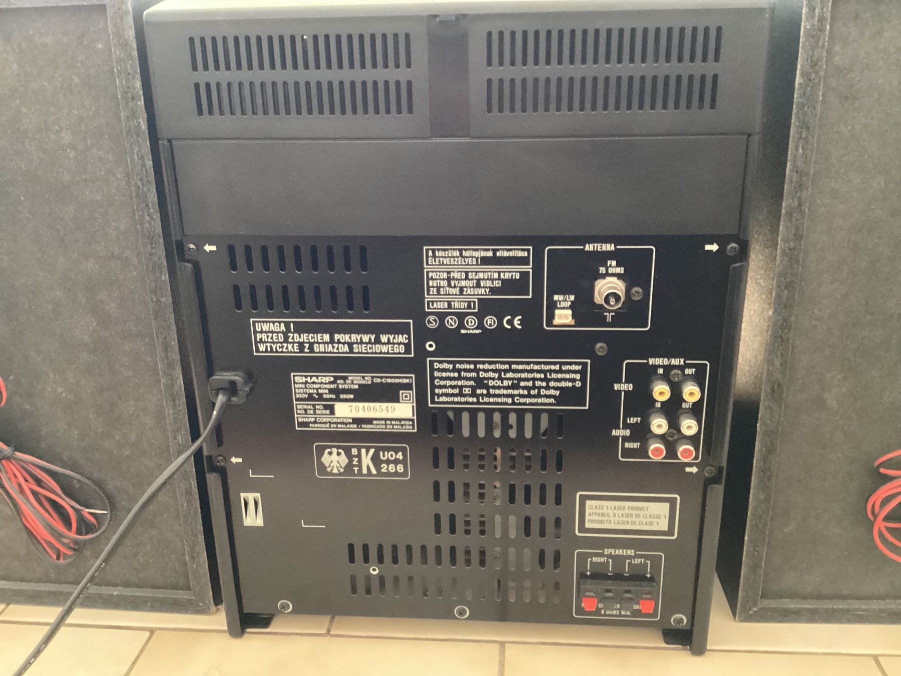 Sharp Lettore multimediale & Streamer: SHARP CD-C1600H Stereoanlage aus den 90ern – Usato da Pratteln venduto da Robdajet 7