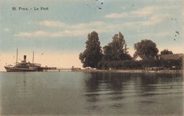 St. Prex le port battello schiff boot