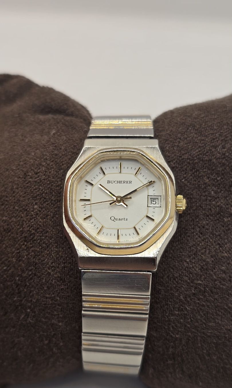 Bucherer Uhren: Bucherer Quartz Date Ladies 23,6mm – Defekt aus Minusio von AGSuhren