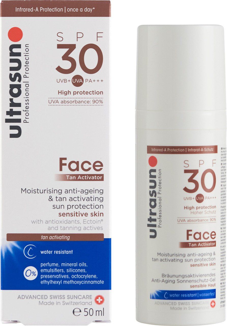 Cura del viso: Ultrasun spf30 Face Tan Activator – Nuovo e nell'imballaggio originale da Curio venduto da Gossipgirl15