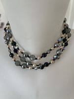 Collier vintage à trois rangs -très élégant 36 cm