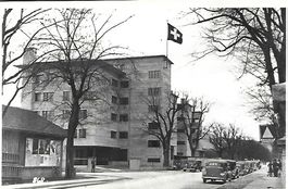 Gebäude in Thun Fotokarte