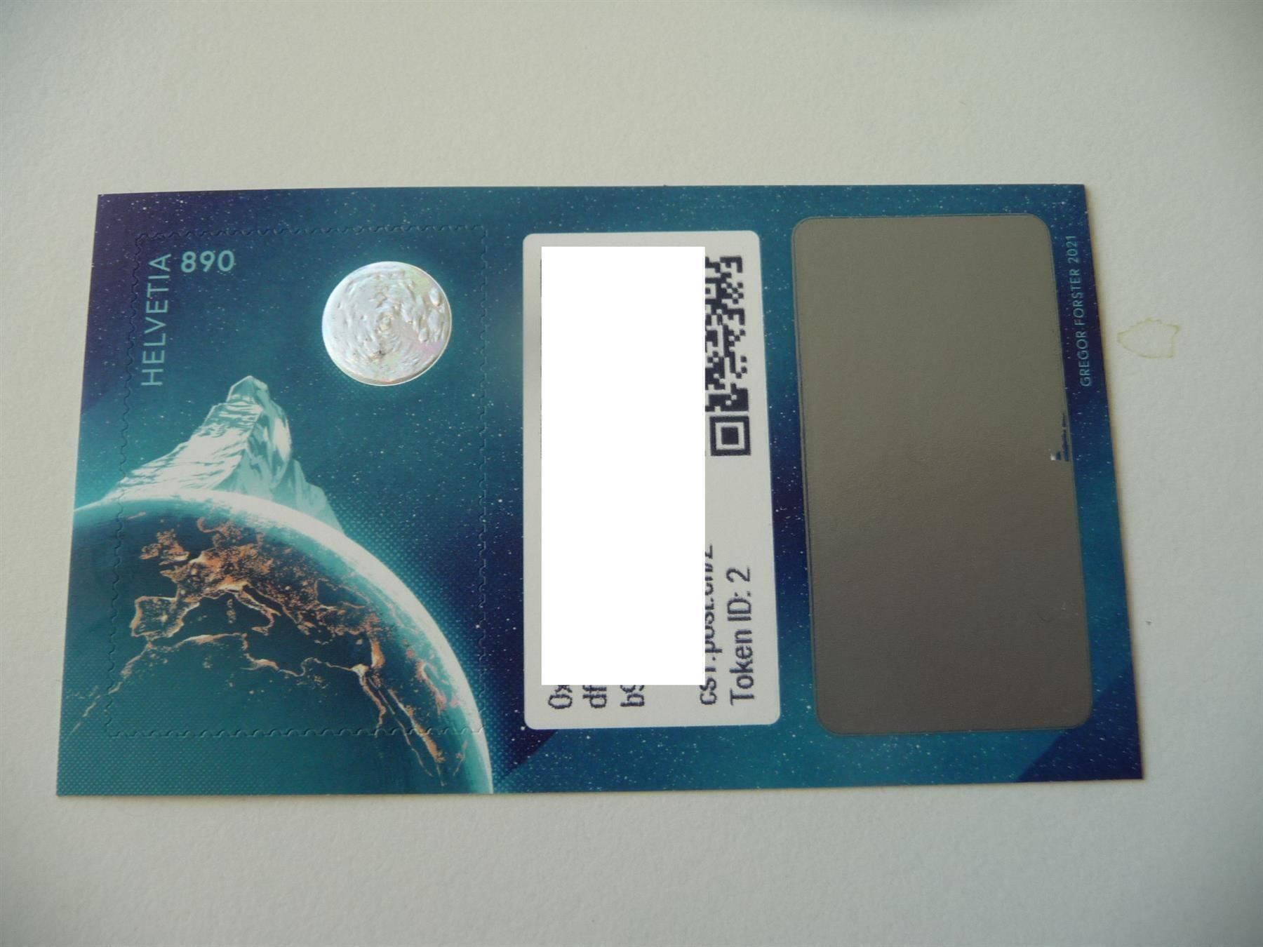 Tutti i francobolli: Swiss Crypto Stamp 1.0   Token ID 2  Dent Blanche – Nuovo (secondo la descrizione) da Winterthur venduto da ricofly