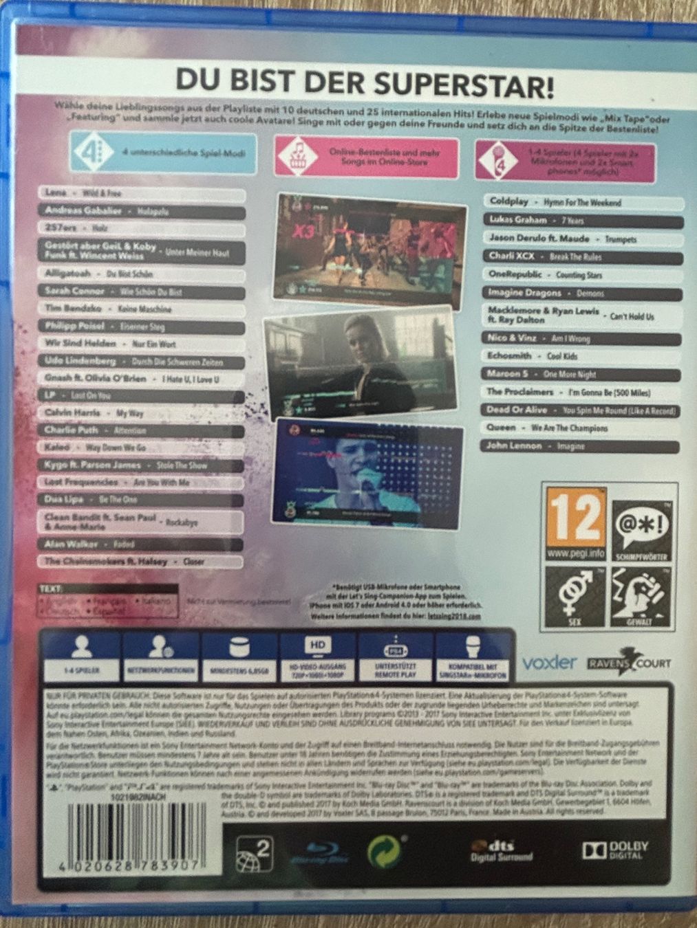 Jeux: PS4 Lets Sing – Neuf (Voir description) à Belp par AEMA-Modellbau 1