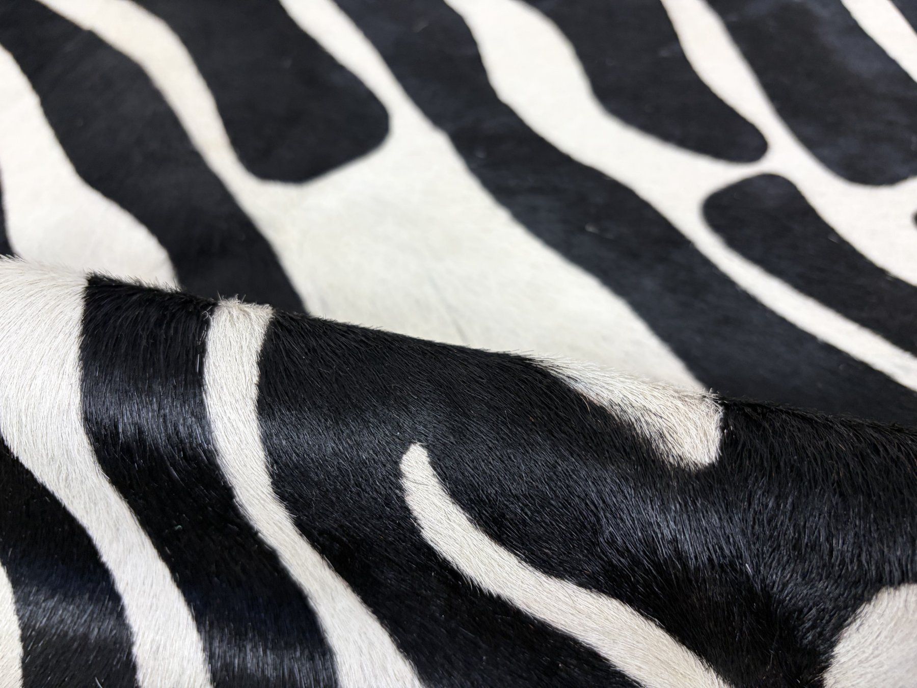 Tappeti: echtes Kuhfell Teppich Zebra – Nuovo e nell'imballaggio originale da Arbedo venduto da patagonialeatherrugs 2