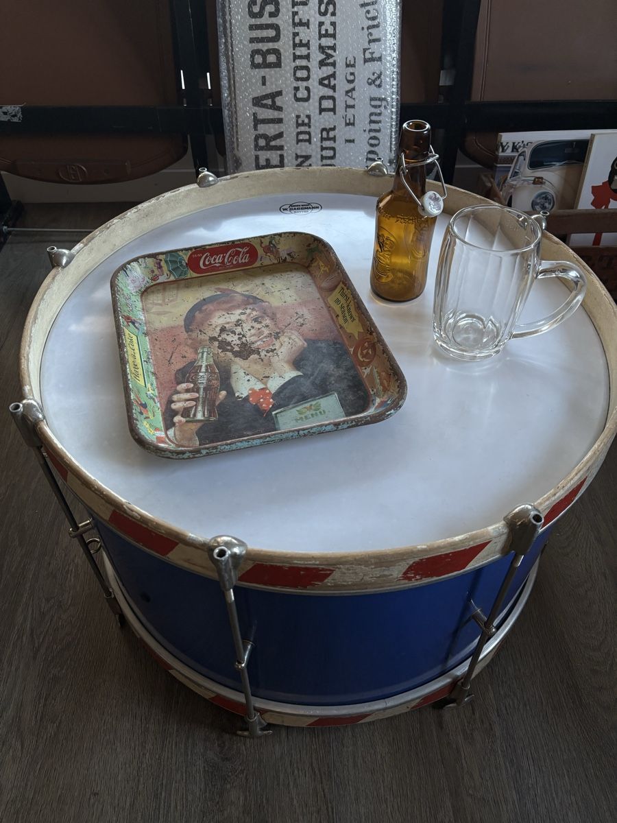 Tavoli: Vintage Trommel, Coffeetable, Tisch, Deko – Usato da Staufen venduto da timelessvintage