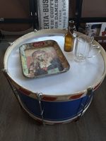 Vintage Trommel, Coffeetable, Tisch, Deko
