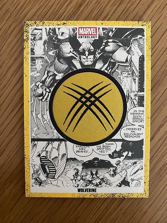 Marvel Sammelbilder & Trading cards: Marvel Anthology Wolverine Badge Card mit Patch – Gebraucht aus Boningen von chregu90